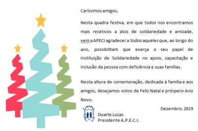 Mensagem de Natal do Presidente